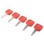 5 Pcs Ignition Key for John Deere Excavator (AT194969, AT147803, H800)
