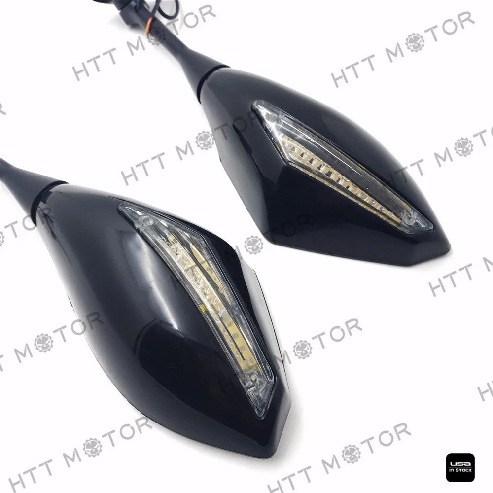 LED Turn Signal Mirrors for Honda CBR 600RR (2003–2012) & CBR 1000RR (2004–2007)