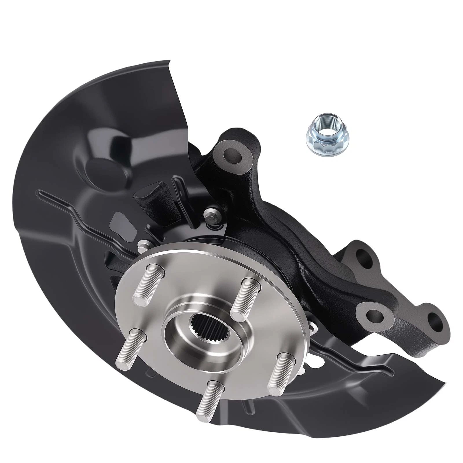 Front Left Steering Knuckle with Wheel Hub Bearing for Toyota Camry (2012-2017)