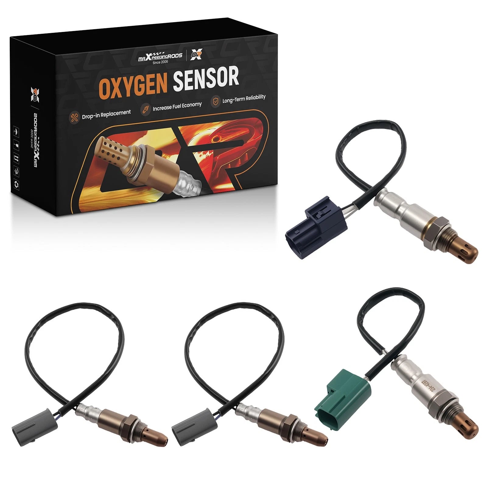 Set of 4 Oxygen Sensors for Nissan Frontier Pathfinder Xterra 4.0L (2011–2012)