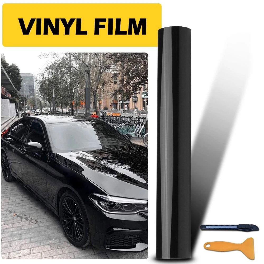 Gloss Black Vinyl Wrap Sticker Decal for GMC Acadia Sierra Yukon