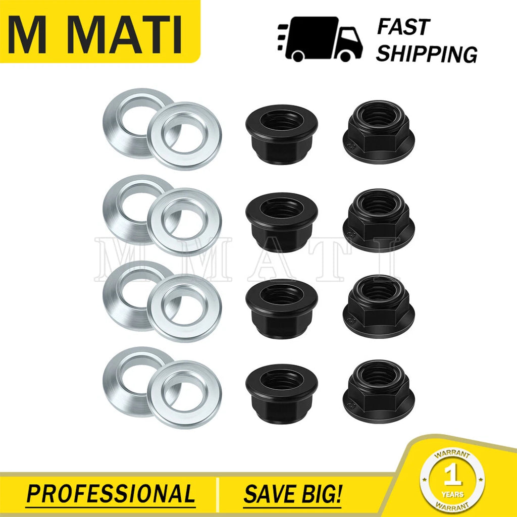 Set of 2 Wheel Hub Nuts for Suzuki LT-Z400 (2003–2007) LT-Z250 (2004–2008) 09140-10021