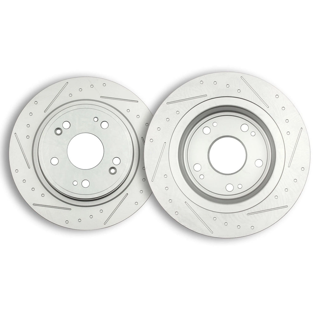 Rear Brake Rotors and Ceramic Brake Pads for Honda Accord, Acura TSX (2008–2010)