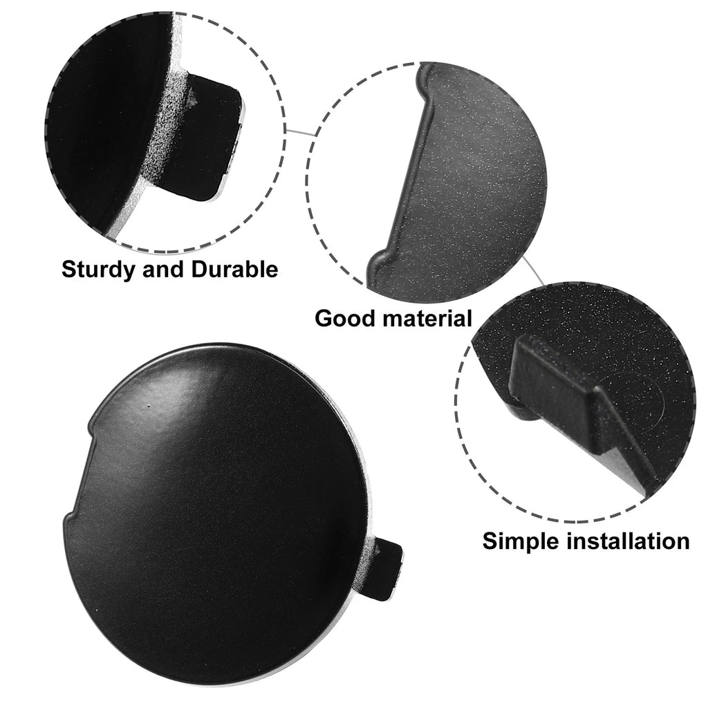 Tow Eye Hook Cover Cap for Mazda 6 (2013–2021) - Gloss Black