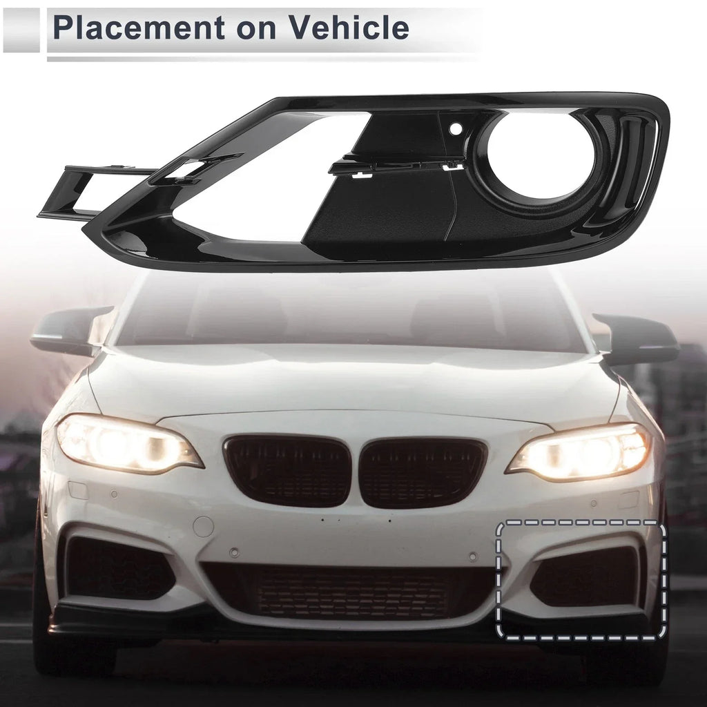 1pc Left Front Fog Light Grill for BMW F30 F31 (2011-2018)