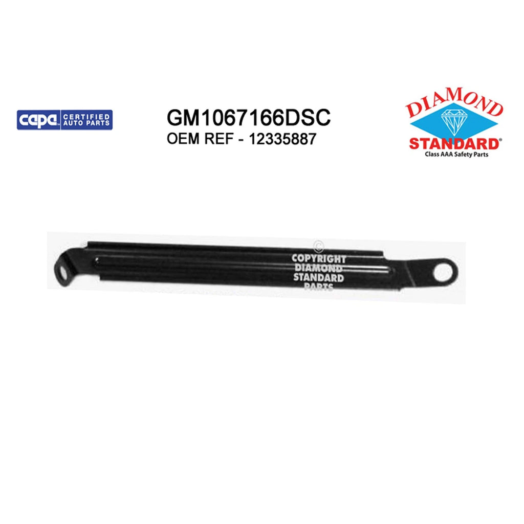 Replacement Steel Front Passenger Side Upper Bumper Cover Support for Honda