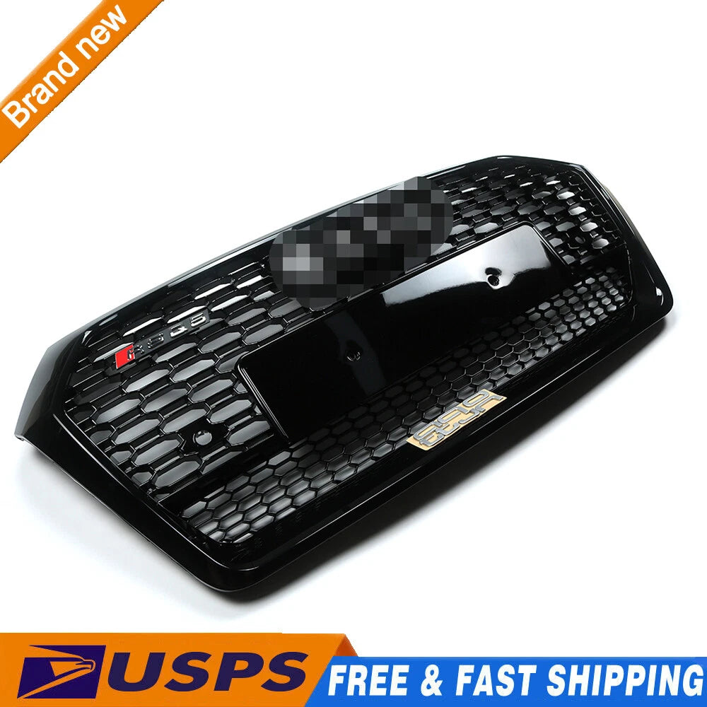 Front Honeycomb Mesh with Quattro Grilles for Audi Q5 SQ5 (2018–2019)