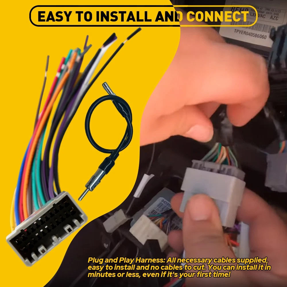 Radio Harness Antenna Adapter for Dodge Jeep Chrysler Mitsubishi 