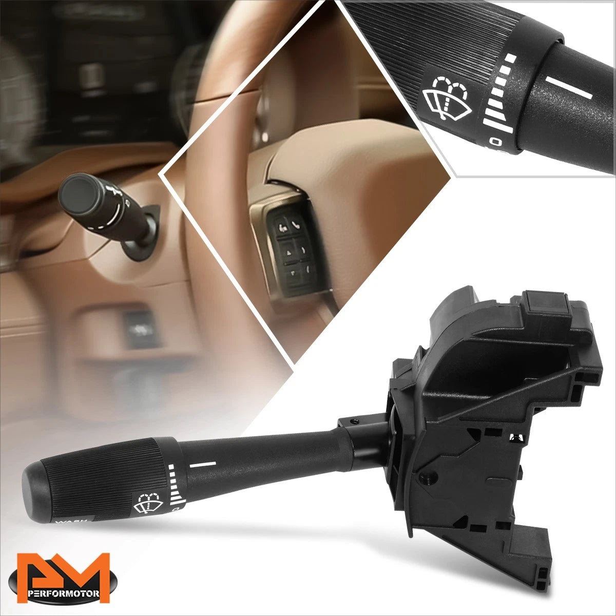 Turn Signal Hazard Light Combination Switch for Ford Mustang (1987–1989)