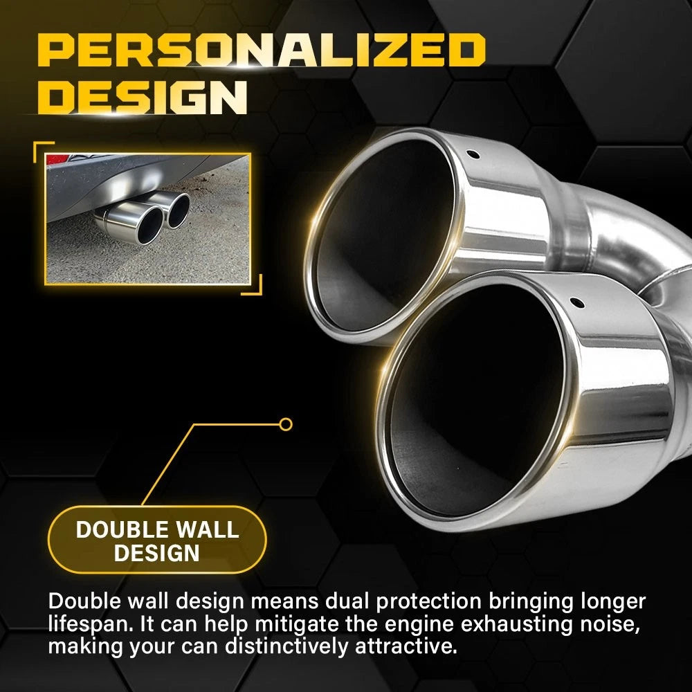 2.5" Exhaust Tip for Universal Fit (Stainless Steel)