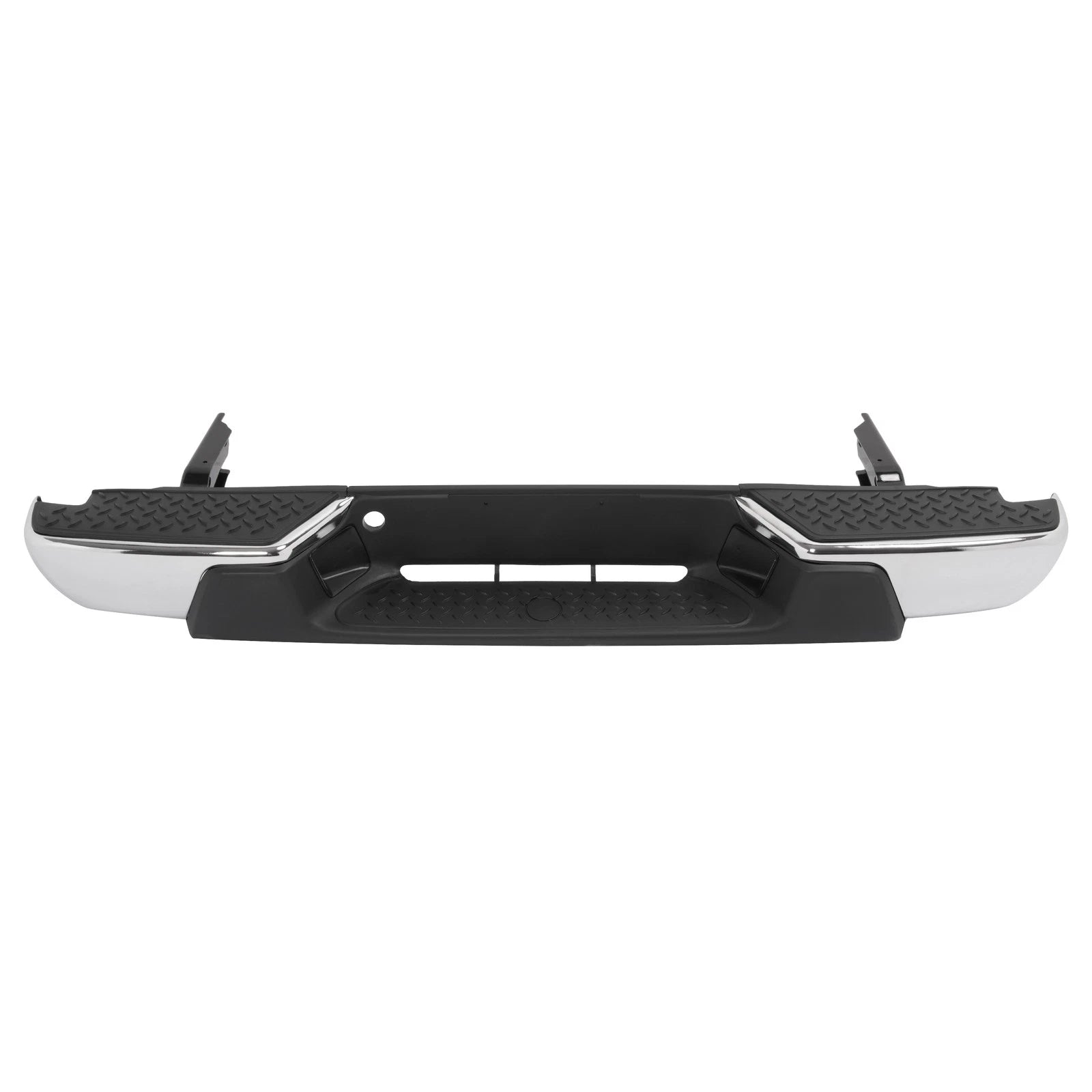 Rear Step Bumper Assembly for Chevy Colorado GMC Canyon (2004–2012) Chrome Black