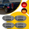 4X Amber & Red LED Side Marker Lamp for Ford F250 F350 F450 F550 (2011–2022)
