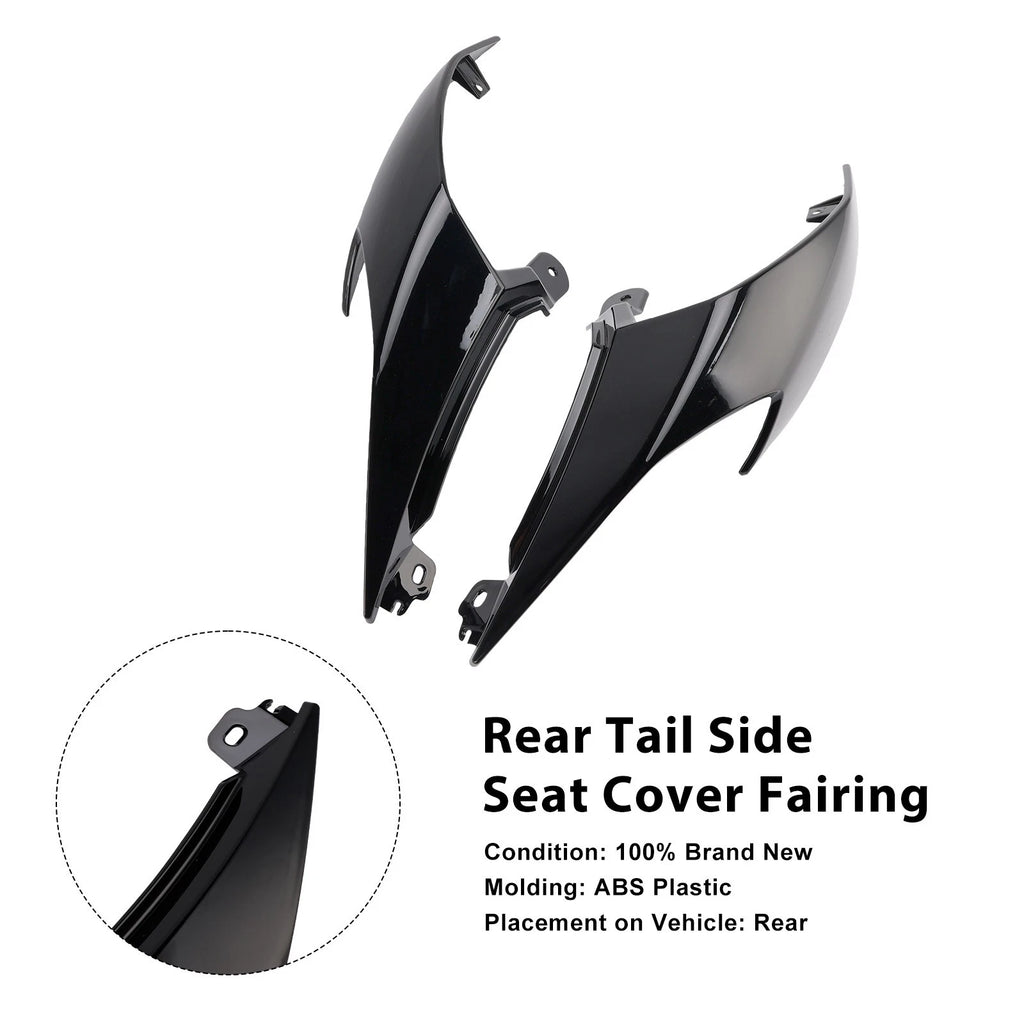 Rear Tail Side Seat Cover for Triumph Street Triple 765 R RS (2020–2025) Black