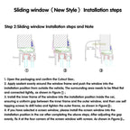Vertical Slider Window with Screen for RV Camper (12"-30" H)