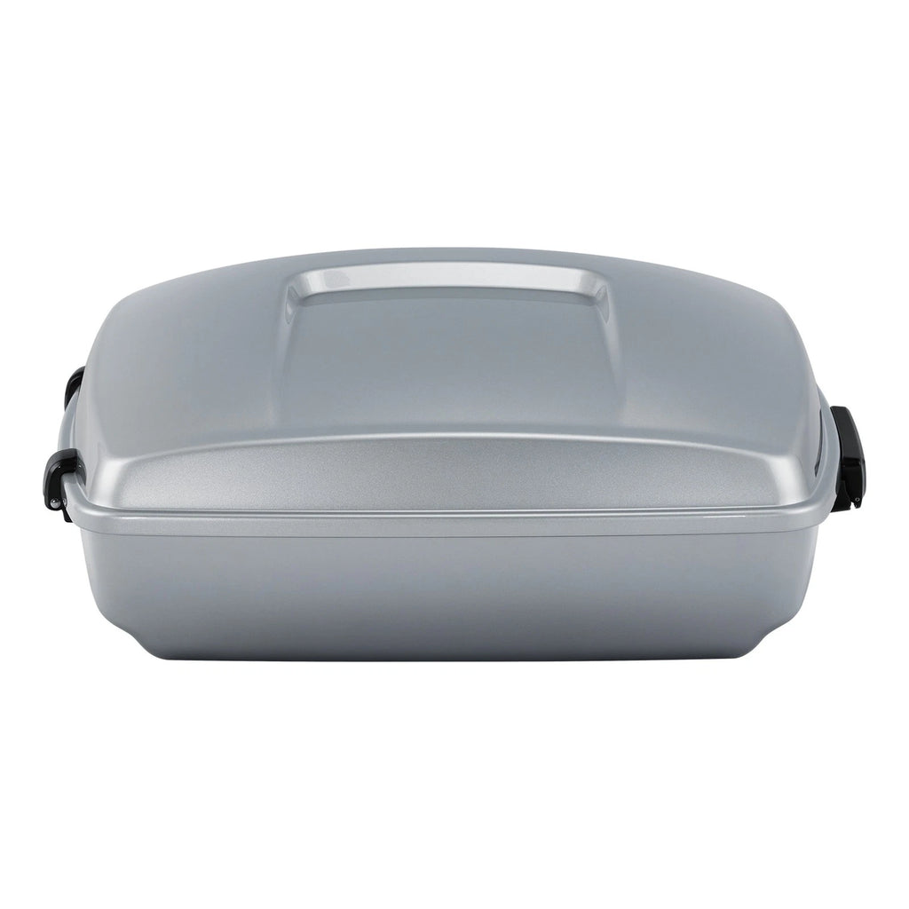 Chopped Trunk Luggage for Harley Touring (2014–2025) - Atlas Silver Metallic