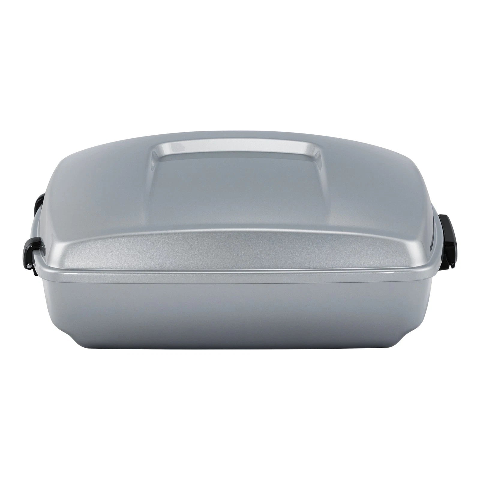 Chopped Trunk Luggage for Harley Touring (2014–2025) - Atlas Silver Metallic