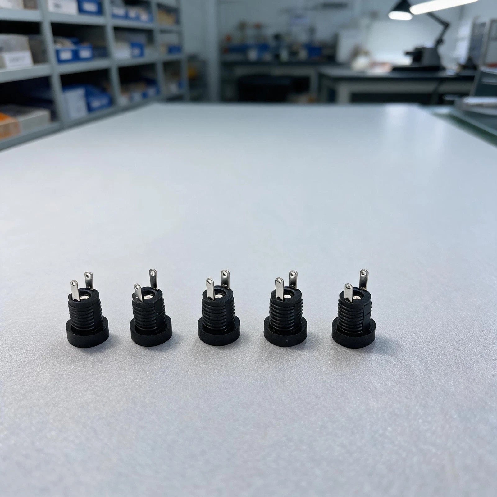 5 Pair 12V Male Female Panel Mount DC Power Connector 5.5x2.1mm
