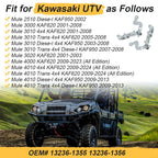 2 Rear Brake Lever Brackets for Kawasaki Mule 4010 KAF620 KAF950 (2009–2024)