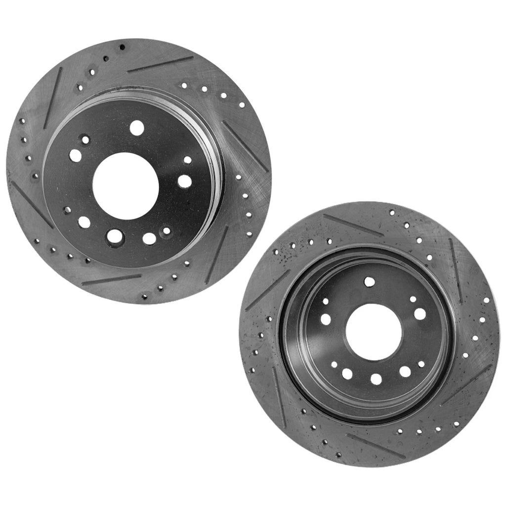Rear Brake Disc Rotors for Honda Element, Acura TL (2004–2008)