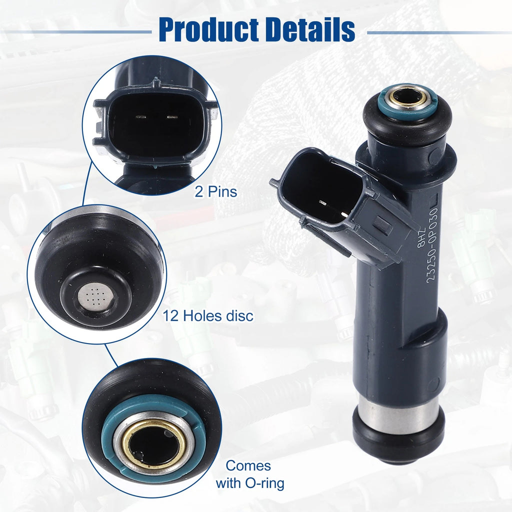 Set of 6 Fuel Injector Nozzles for Toyota Tacoma 4.0L (2005–2011) 23250-0P030