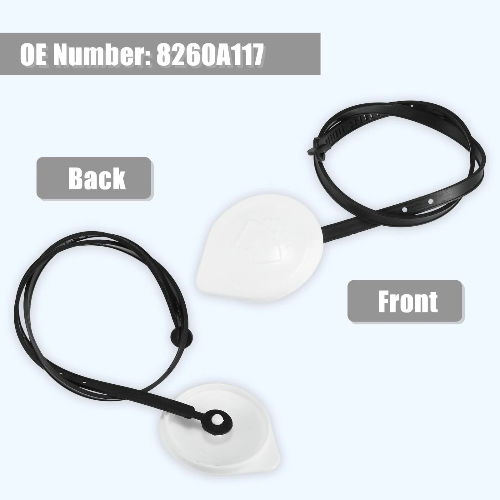 Fluid Reservoir Tank Cap Cover for Mitsubishi Lancer Ex (2009–2018)