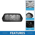 Front Hood Bumper Grille for Toyota Tacoma (2021–2023) Black Deep Gray