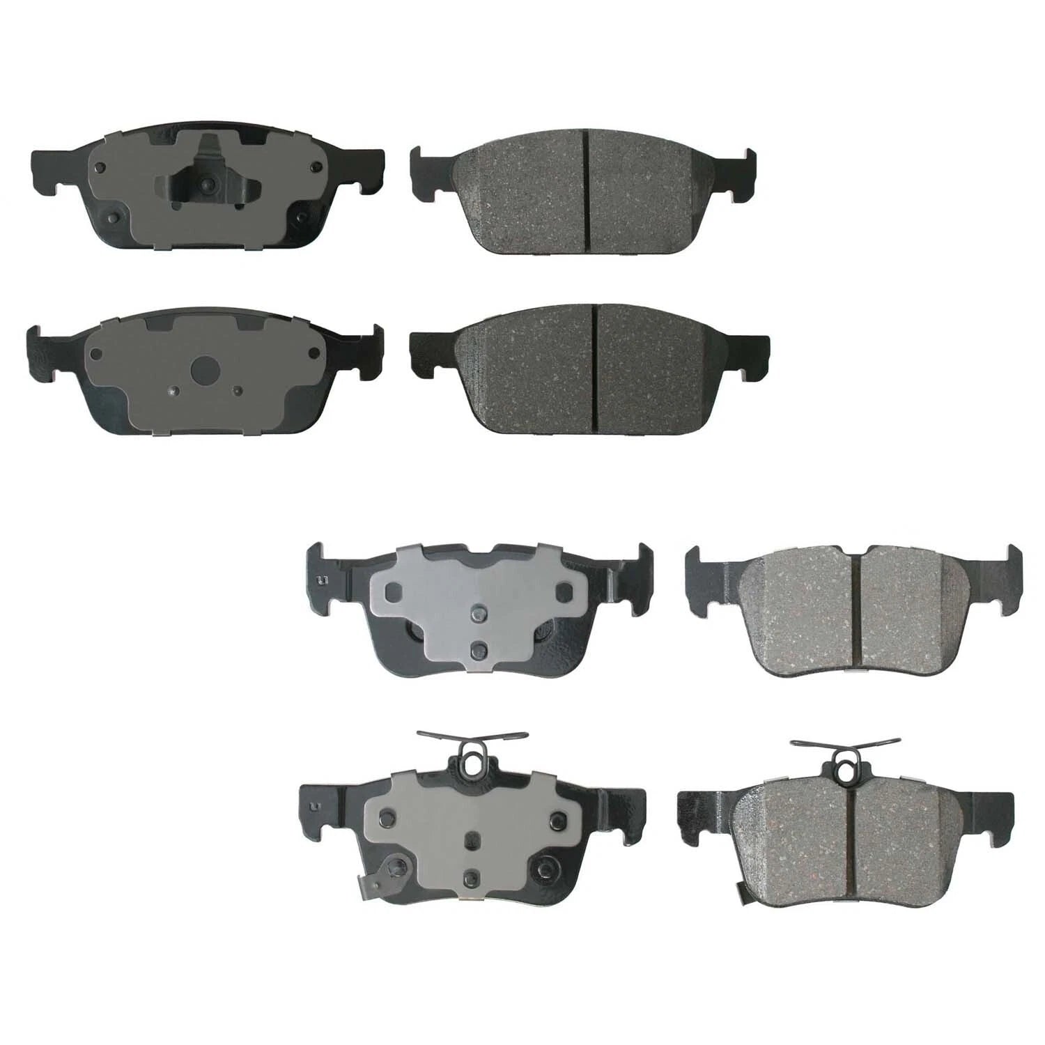 Set of 4 Akebono ProACT Ceramic Brake Pads for Ford Escape (2017–2018)
