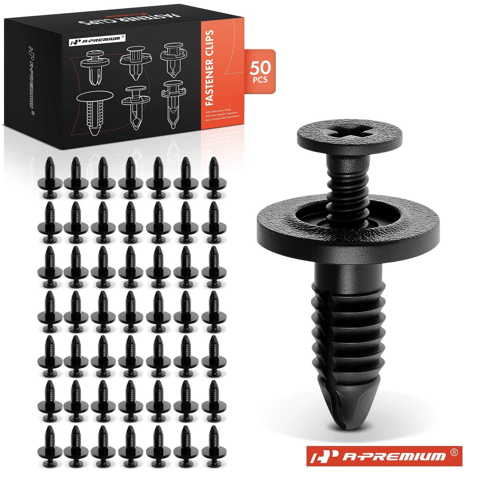 50Pcs Front Fender Bumper Retainer Clips for Ford 
