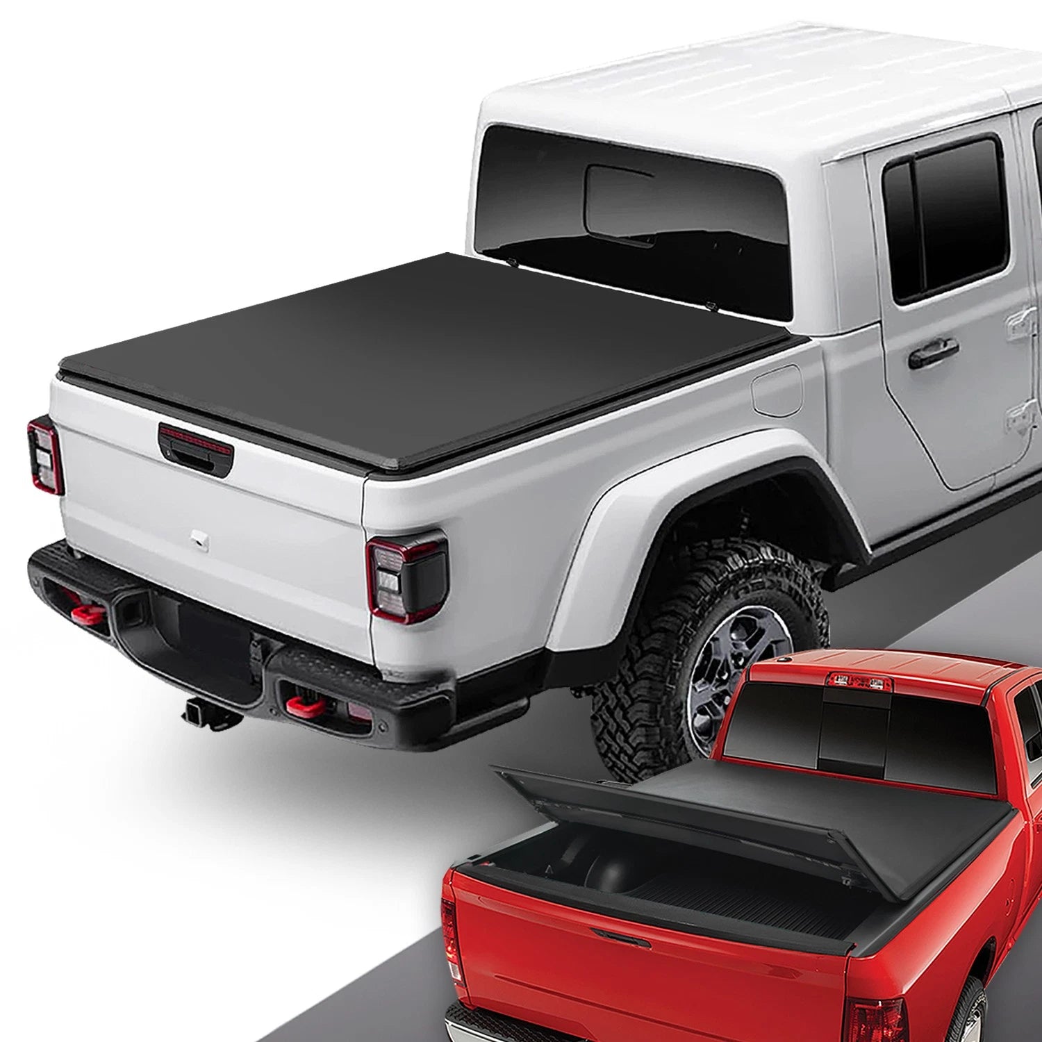 Folding Tri-Fold Tonneau Cover for Jeep Gladiator JT (2020–2023)