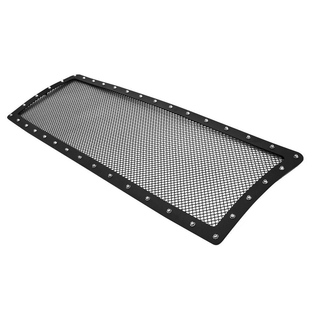 Black Rivet Stainless Steel Mesh Grille for Ford F150 (2009–2012)
