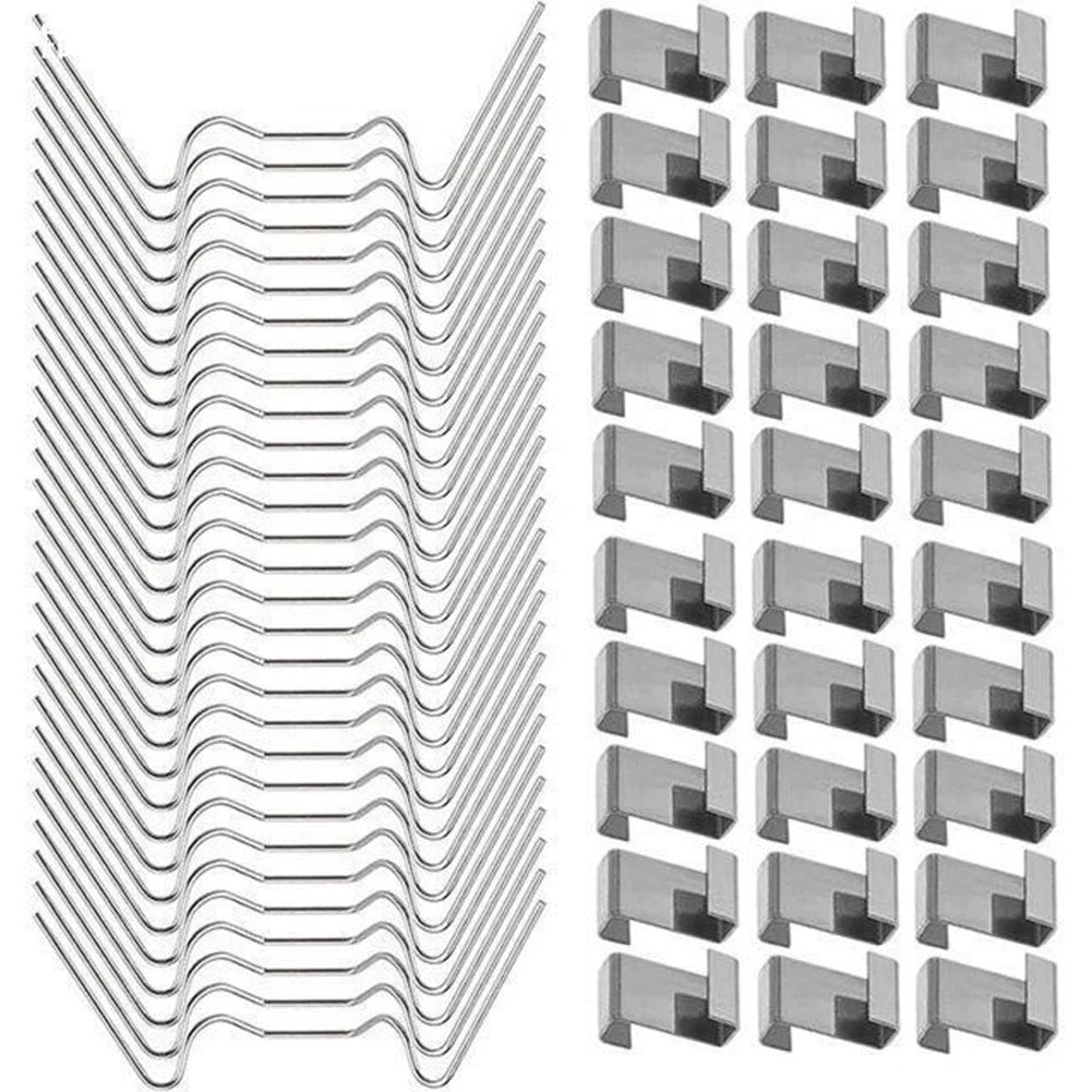 50pcs Greenhouse Glass Clips for Glass Pane Fitting