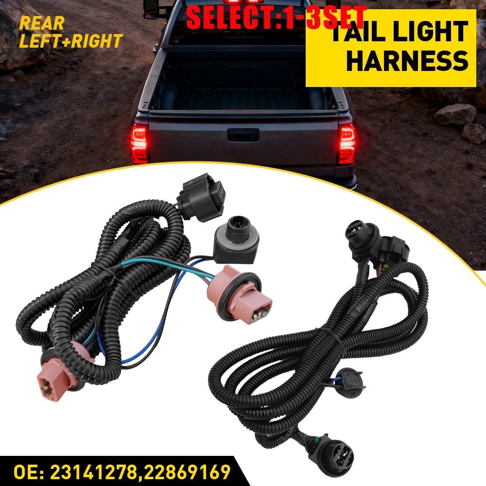 Tail Lamp Wiring Harness for Chevy Silverado GMC Sierra 2500HD (2014–2015)