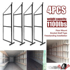 Set of 4 Steel Shelf Brackets for Shipping Container (Universal)