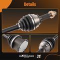Front Left CV Axle Assembly for Infiniti G37 (2009–2013), G35 (2007–2008), G25 (2011–2012) AWD