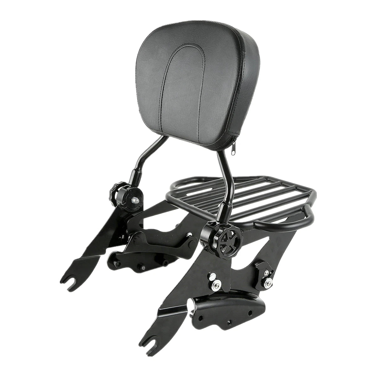 Sissy Bar Luggage Rack & 4 Point Docking for Harley Touring (2009–2013)