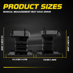 2X Front Bumper Bracket Set Steel for Nissan Rogue Sport (2017–2022)