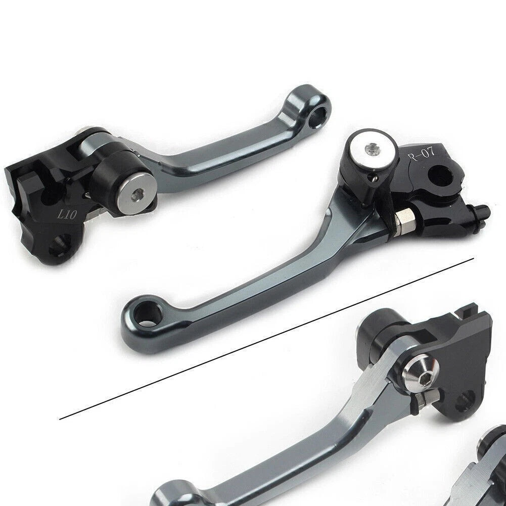 CNC Pivot Brake Clutch Levers for Honda CRF250R CRF450R (2007–2022) Titanium