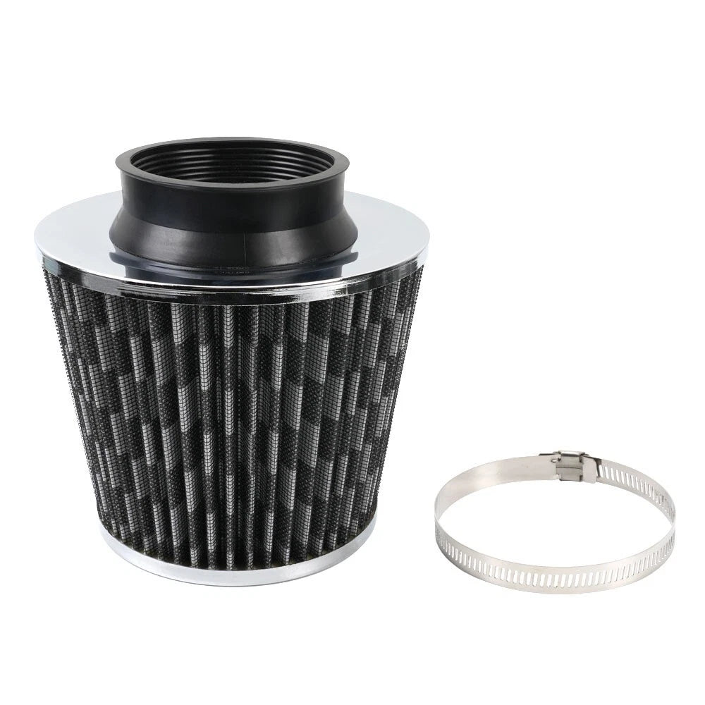 3" High Flow Inlet Cold Air Intake Cone Replacement Dry Air Filter for