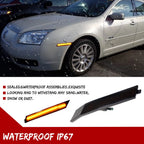 Smoke LED Side Marker Lights for Ford Fusion & Mercury Milan (2006–2009)