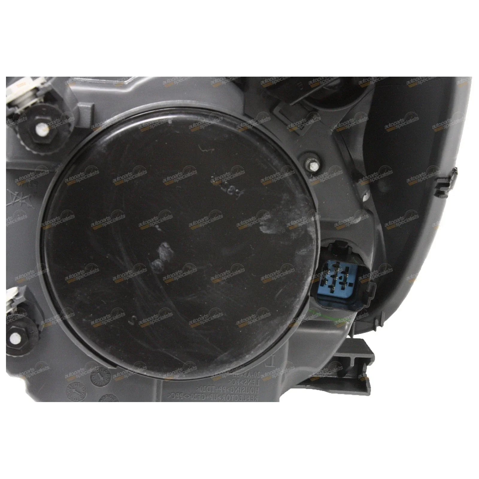 L/R Black Headlight for Ford Fiesta (2005-2008)
