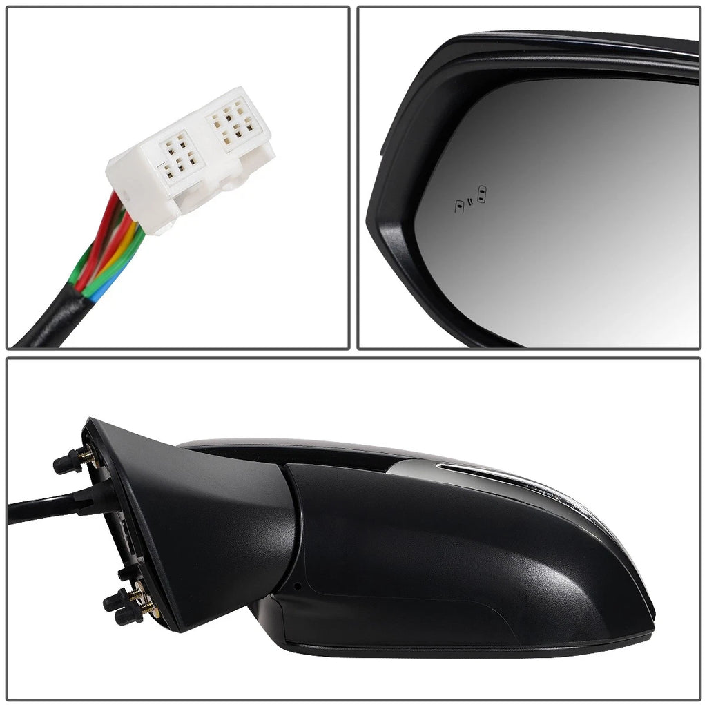 Power Adjust Heated Driver Side Door Mirror Left for Toyota RAV4 (2019–2021) TO1320384