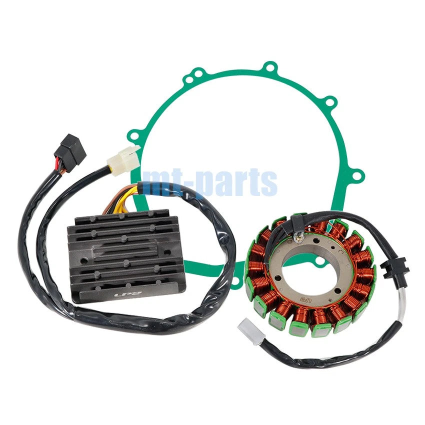 Stator Coil + Regulator + Gasket for Kawasaki VN1500 Vulcan 1500 (2002–2003)