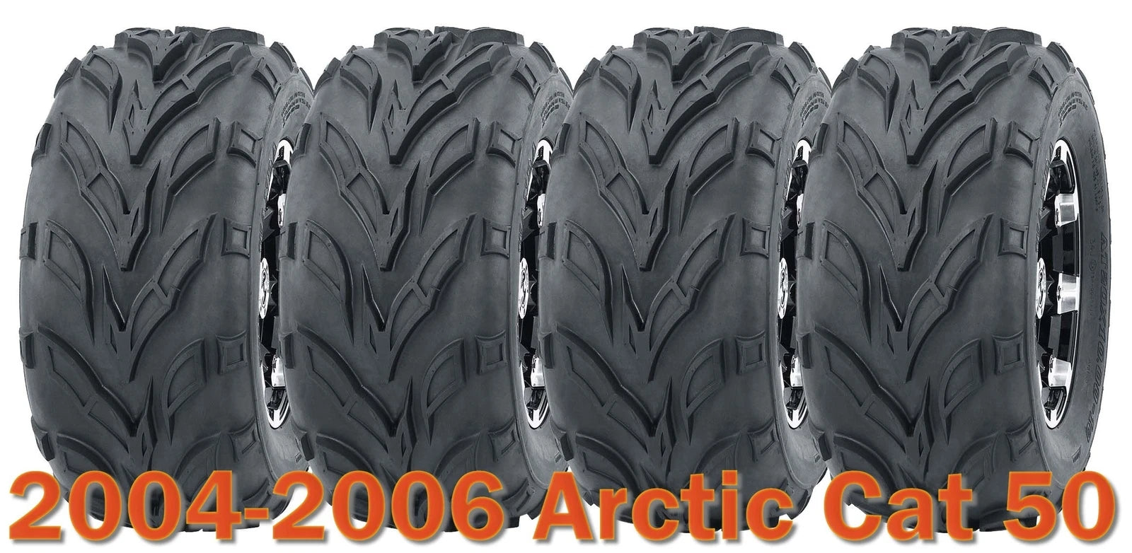 Set of 4 16x8-7 WANDA ATV Tires for Arctic Cat 50 (2004–2006)
