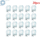 Set of 20 Fuel Injection Hose Clamps for Auto (14mm-16mm)