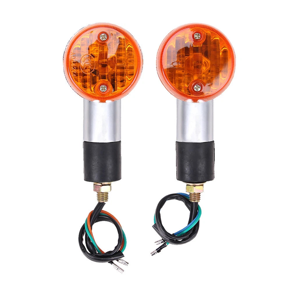 2X Amber Turn Signal Lights for Kawasaki VN Vulcan 1500 (1996–2008)