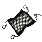 2 x Motorcycle Cargo Net Tool Accessory Car Hook Hold Bag Mesh Plastic Hooks