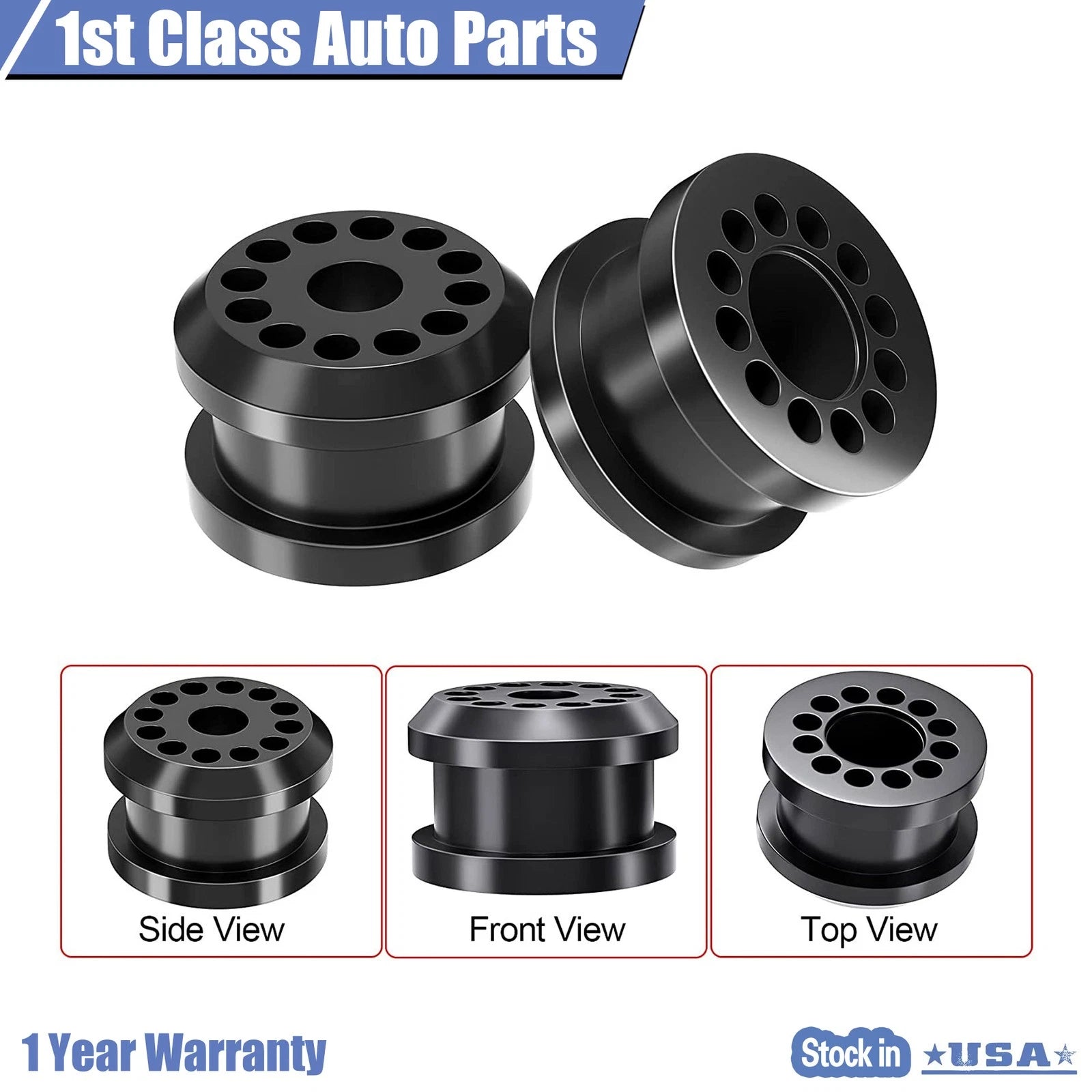 Set of 4 Transfer Case Control Lever Bushings for Dodge Ram 1500/2500 (2002-2007)