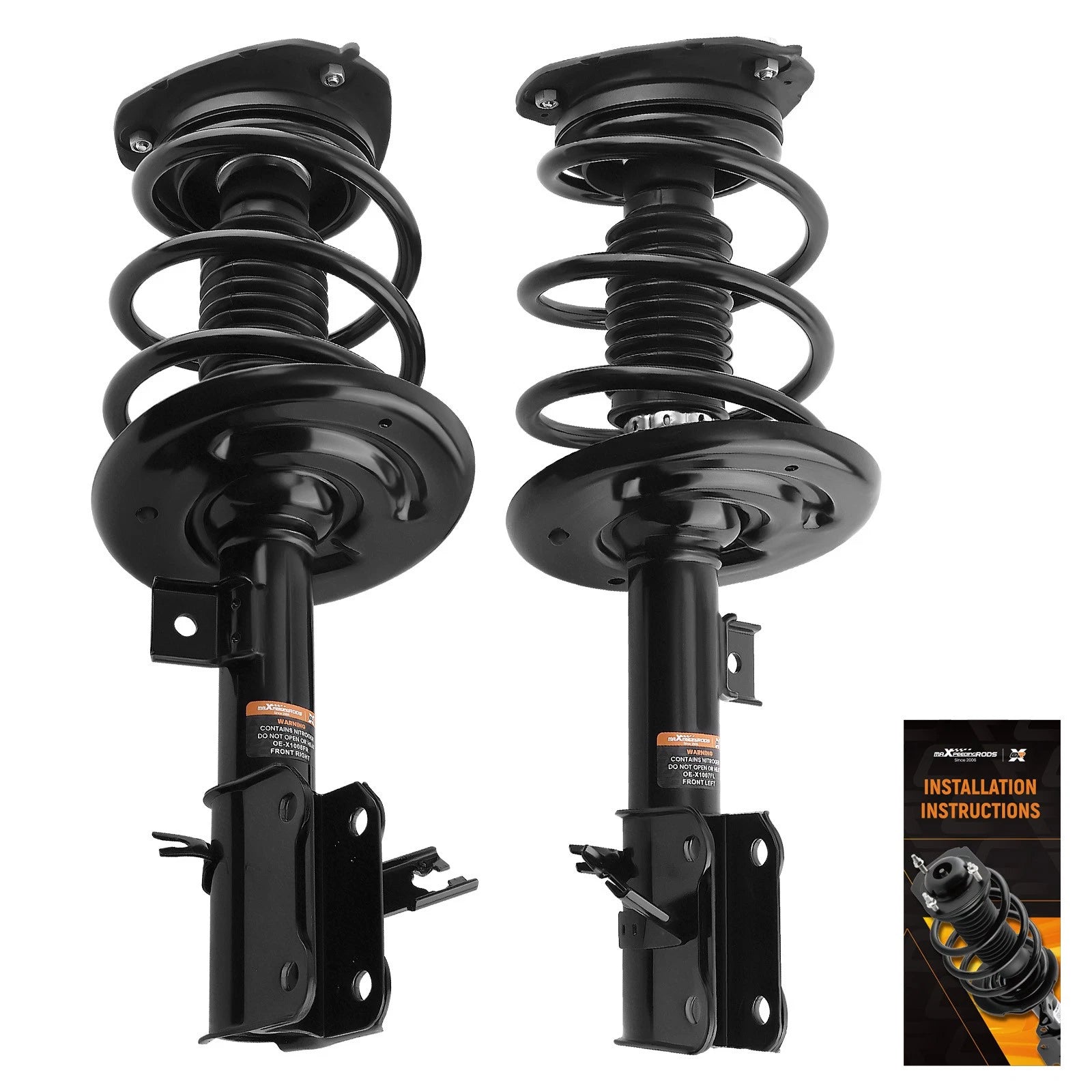 Front Struts w/ Coil Spring For Nissan Maxima 2009 2010 2011 2012 2013 2014