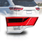 Left Halogen Red Brake Tail Light for Toyota Highlander (2017–2019)