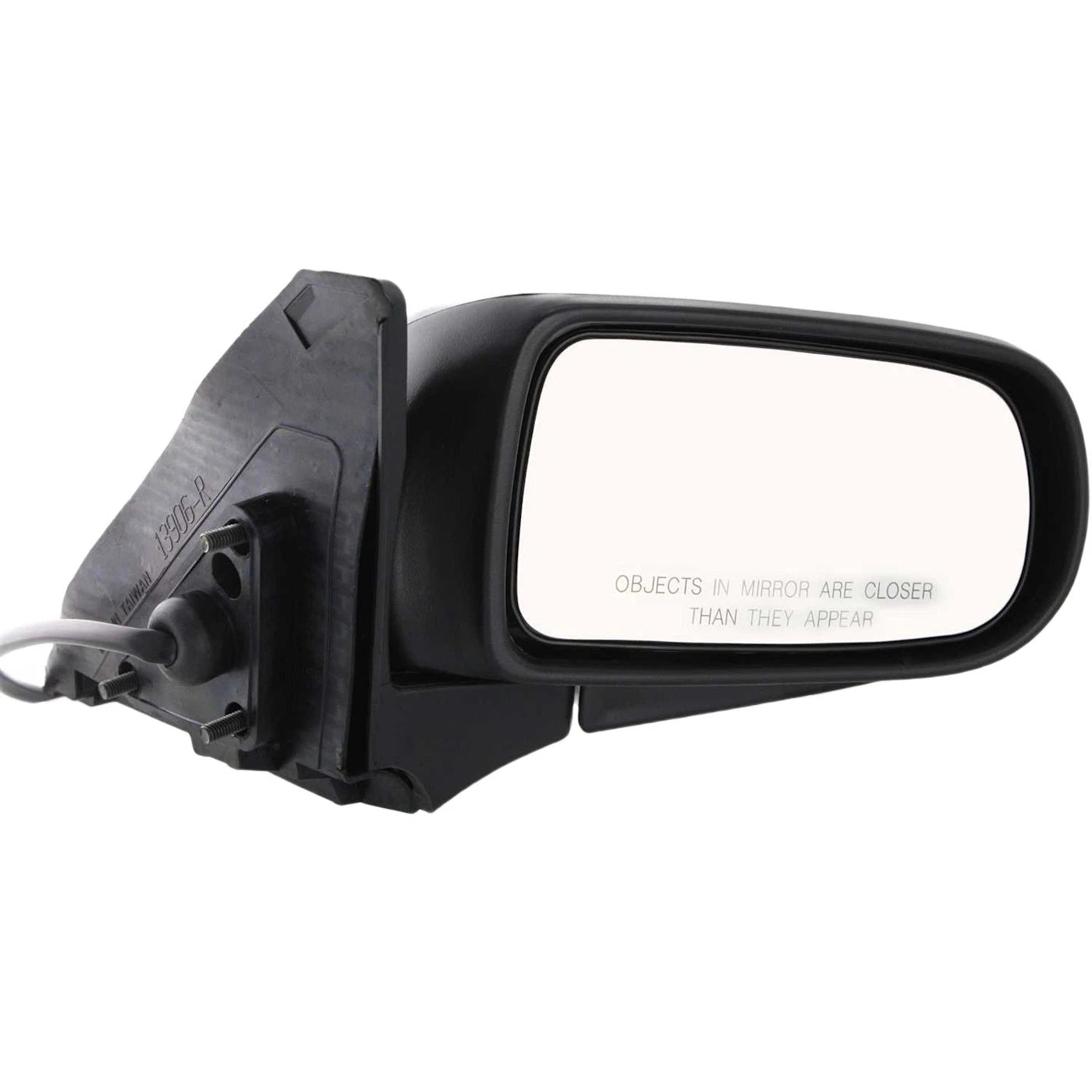 Power Mirror Pair for Mazda Protégé (1999–2003) Manual Folding Textured Black